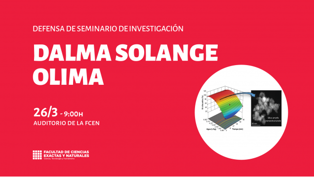 imagen Defensa de Seminario de Investigación a cargo de Dalma Solange Olima