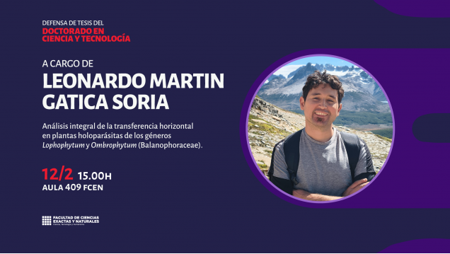 imagen Defensa de Tesis del Doctorado en Ciencia y Tecnología de Leonardo Martin Gatica Soria