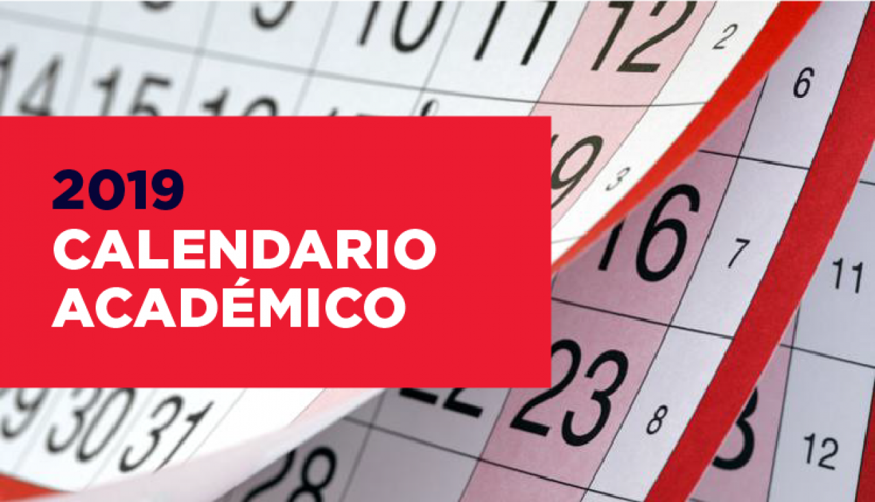 imagen Calendario Académico 2019