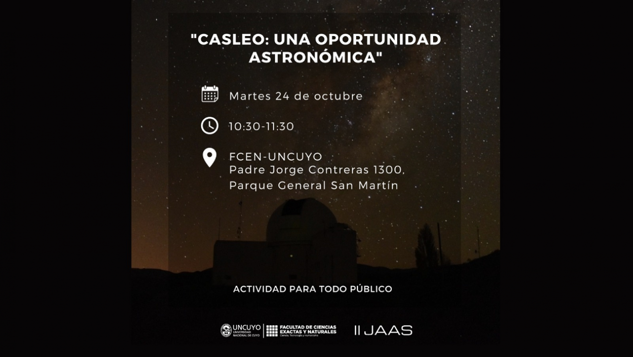 imagen CASLEO: una oportunidad astronómica