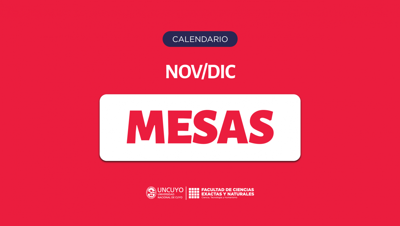 imagen Ya se encuentra disponible el cronograma de las Mesas de examen (nov/dic)