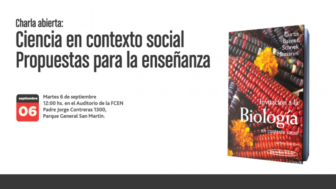 imagen Charla abierta: Ciencia en contexto social. Propuestas para la enseñanza