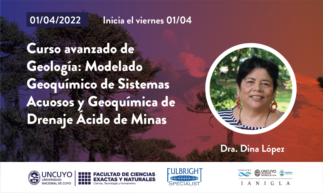 imagen Curso avanzado de Geología: Modelado Geoquímico de Sistemas Acuosos y Geoquímica de Drenaje Ácido de Minas