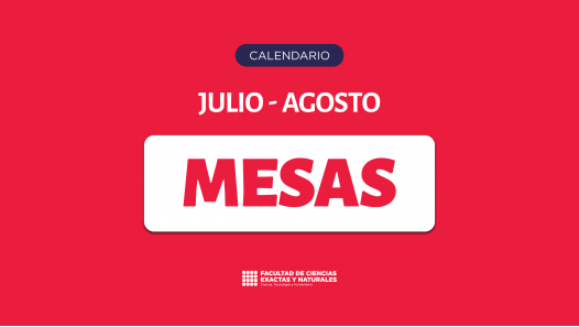 imagen Cronograma de mesas de examen julio-agosto 2026