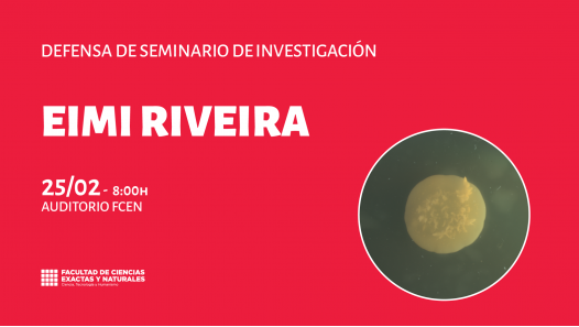 imagen Defensa de Seminario de Investigación a cargo de Eimi Riveira 