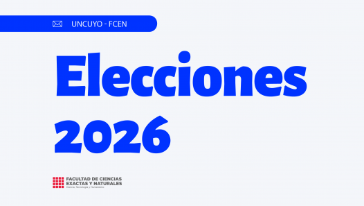 imagen Elecciones FCEN - UNCuyo 2026