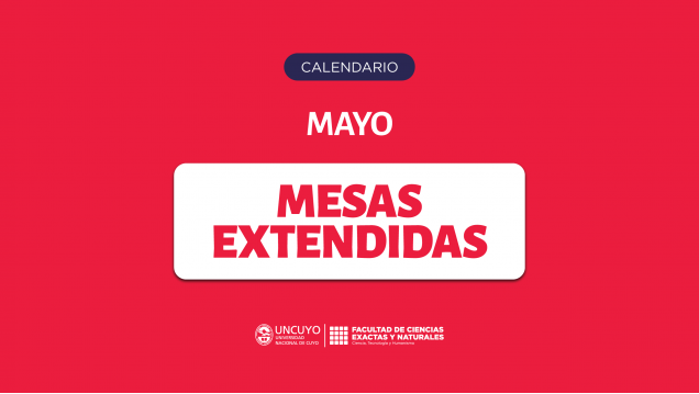 imagen Cronograma mesas extendidas de examen mayo 2025