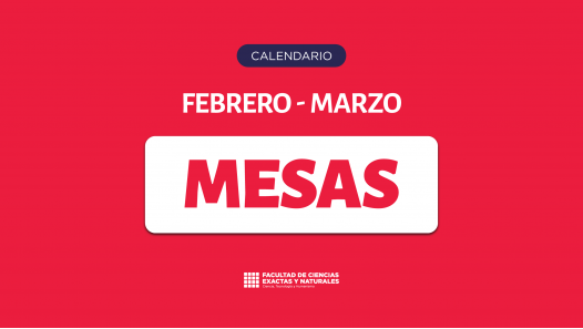 imagen Cronograma Mesas de examen Febrero-Marzo 2026 