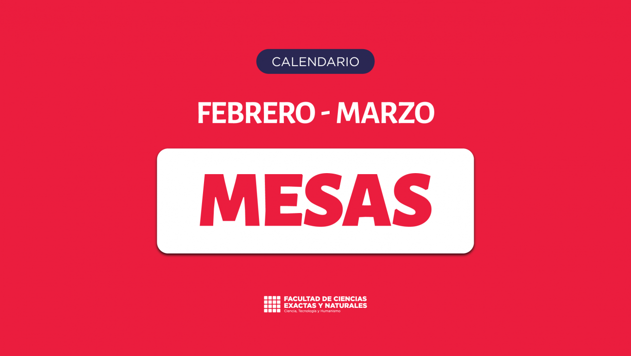 imagen Cronograma Mesas de examen Febrero-Marzo 2026 