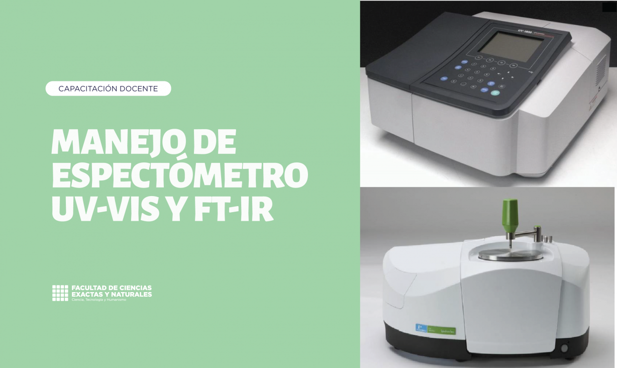 imagen Capacitación docente: Manejo de Espectrómetro UV-VIS y FT-IR