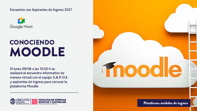 imagen Charla informativa sobre el uso de Moodle para Aspirantes de ingreso 2021