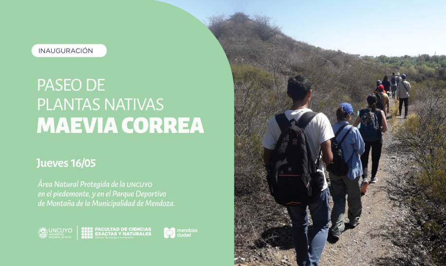 imagen Innauguración del Paseo de Plantas Nativas "Maevia Correa"