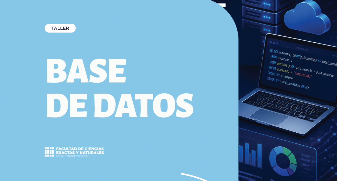 imagen Inscripciones abiertas para el taller de base de datos 