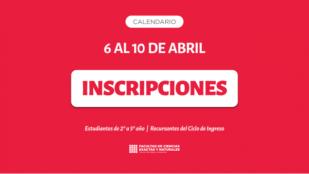 imagen Inscripciones a materias