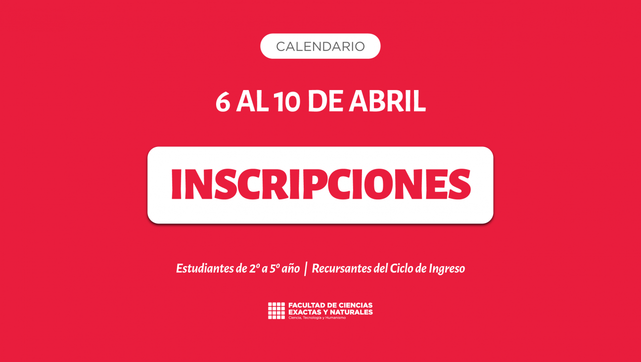 imagen Inscripciones a materias