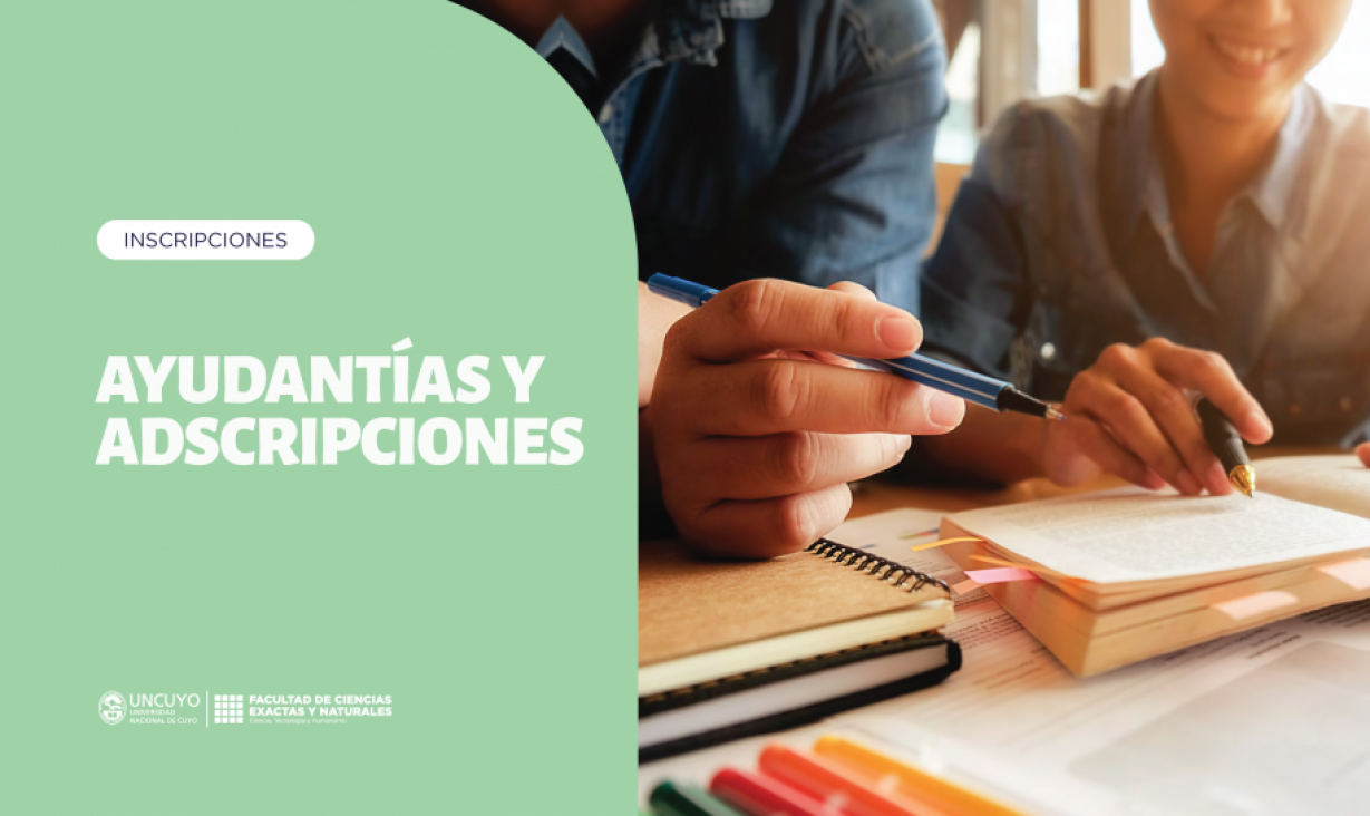 imagen Inscripciones para Ayudantías y Adscripciones Ad Honorem, abiertas hasta el 26 de julio de 2024