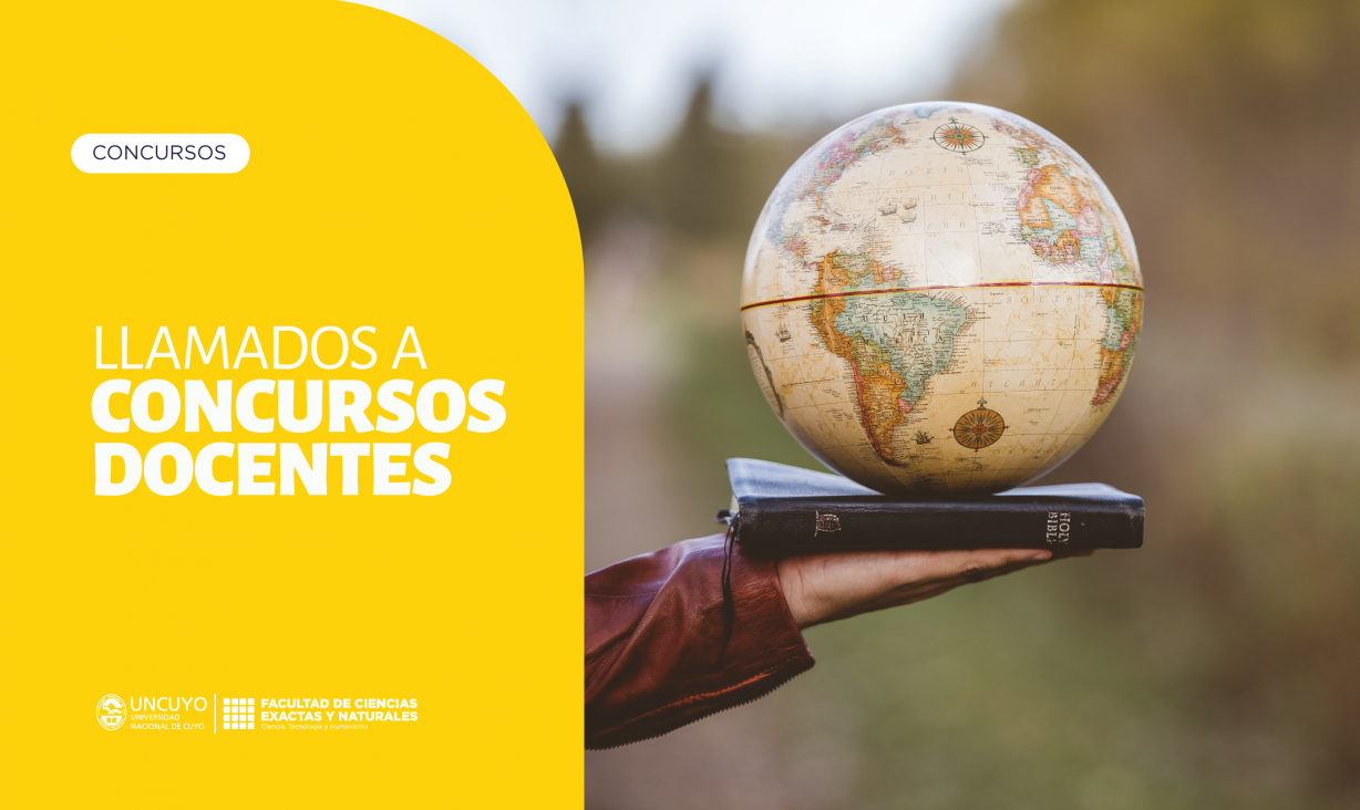 imagen Concurso docente para el Área de Formación Disciplinar en Ciencias de la Tierra con perfil en "Geología Regional de Argentina y América del Sur" y "Topografía y Carteo Geológico"