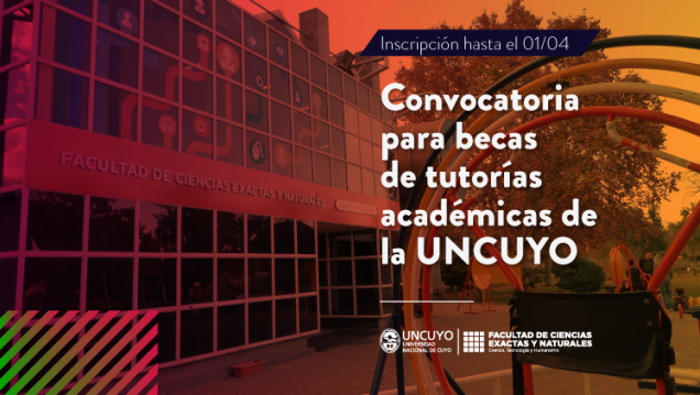 imagen Abre convocatoria para becas de tutorías académicas de la UNCUYO