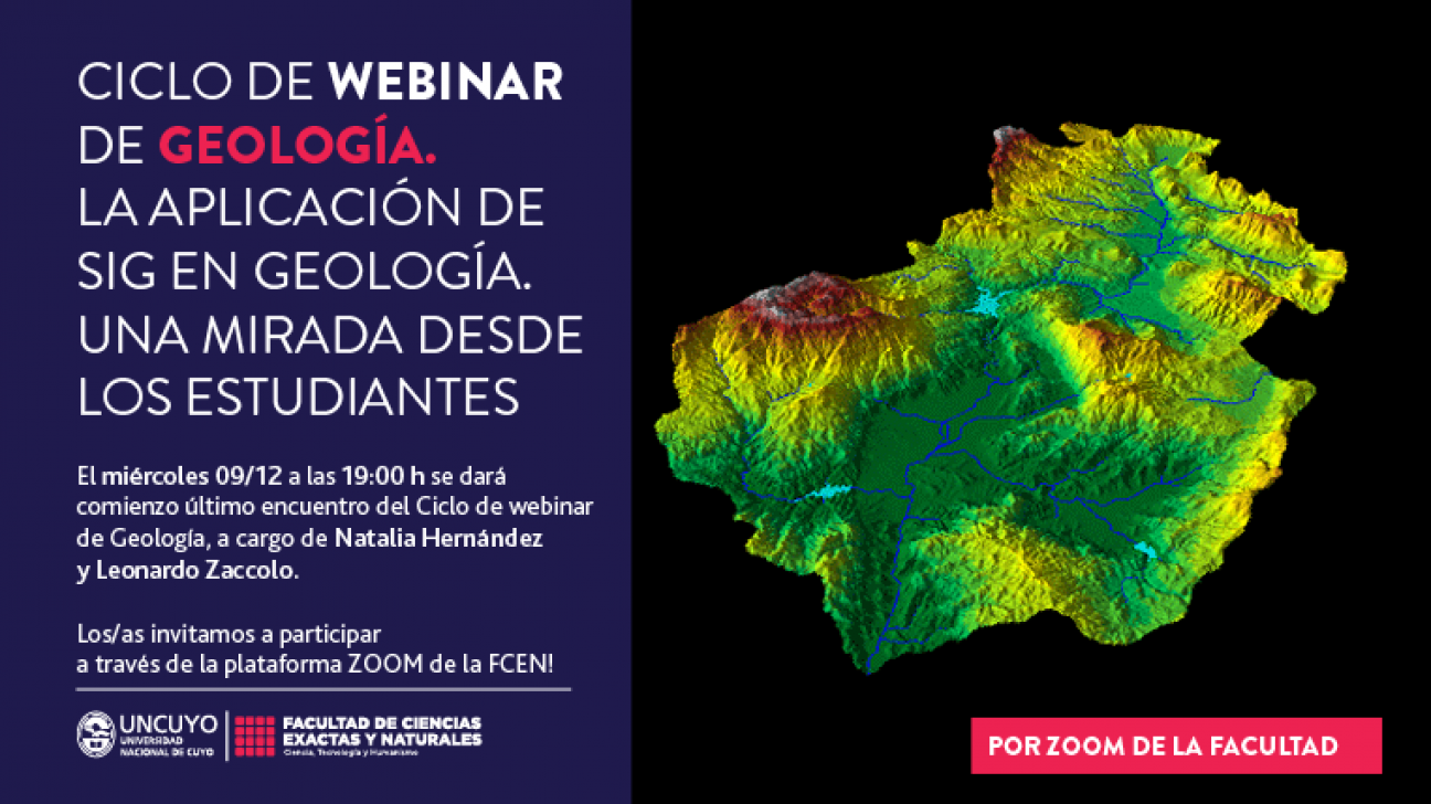 imagen Último webinario de Geología: "La aplicación de SIG en Geología. Una mirada desde los estudiantes"