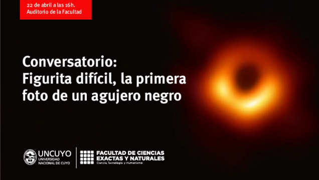 imagen Conversatorio: "Figurita difícil, la primera foto de un agujero negro"
