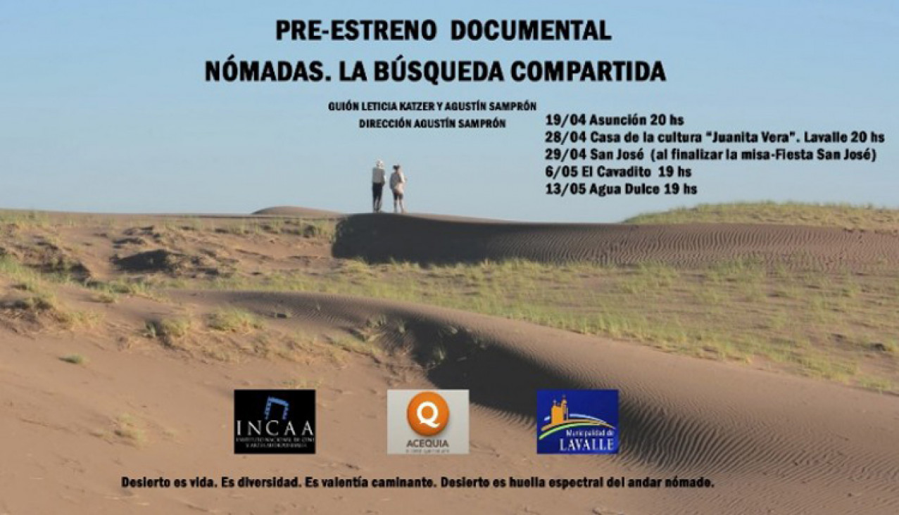 imagen Investigadora de la Facultad y del Conicet preestrenó documental Nómadas. La búsqueda compartida, en Lavalle