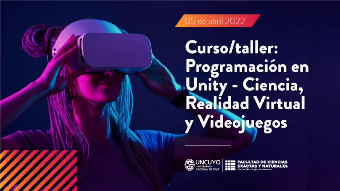 imagen Cierre de inscripciones para Curso/taller: Programación en Unity - Ciencia, Realidad Virtual y Videojuegos