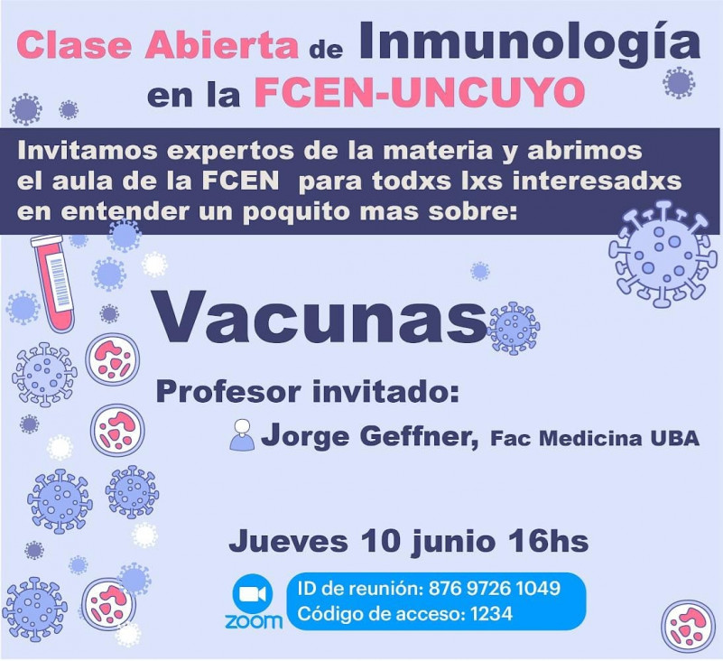 imagen Clase abierta sobre Vacunas