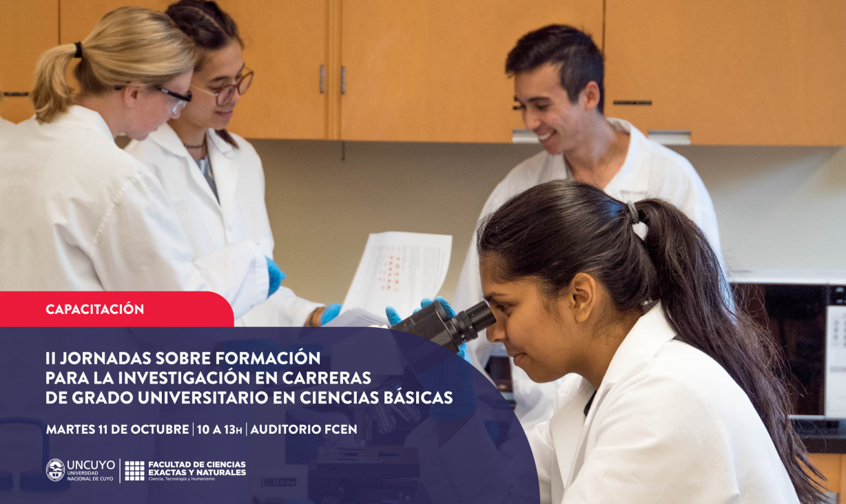 imagen II Jornada sobre Formación para la Investigación en Carreras de Grado Universitario en Ciencias Básicas 