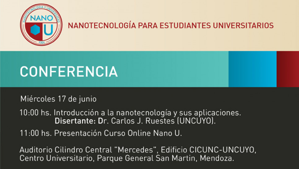 imagen Conferencia: Nanotecnología para estudiantes universitarios