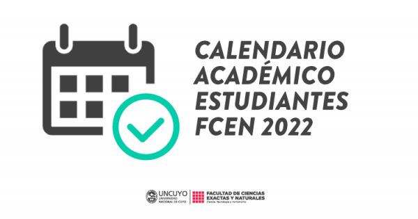 Calendario Académico 2022 - FCEN - Facultad de Ciencias Exactas y Naturales