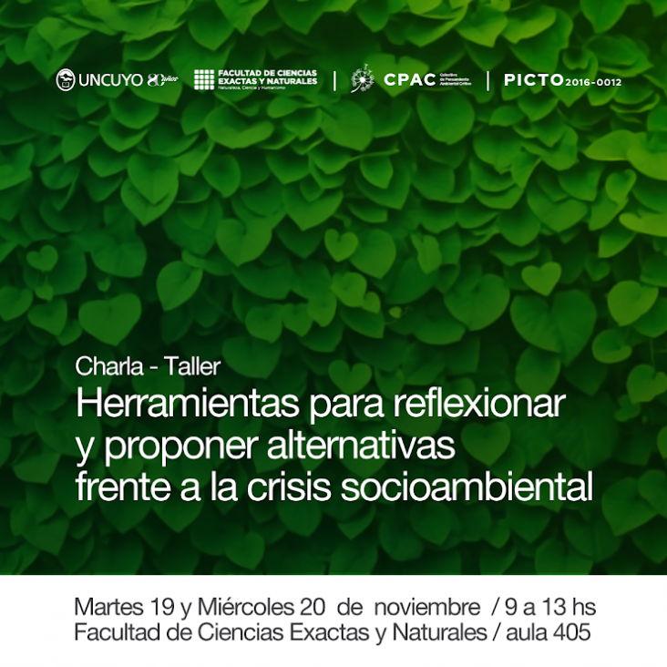 imagen Taller: Herramientas para reflexionar y proponer alternativas frente a la crisis socioambiental