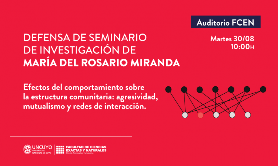 imagen Defensa de Seminario de Investigación de María del Rosario Miranda