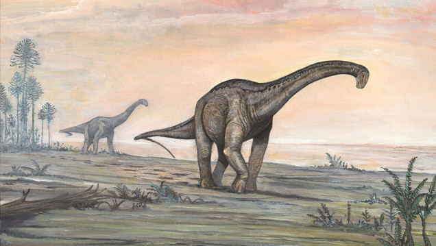 imagen Nueva hipótesis sobre el paso de los dinosaurios gigantes