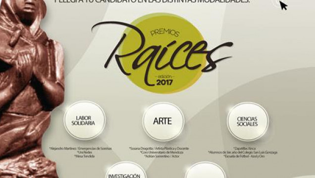 imagen Docente de la Facultad, Dr. Bernardo González Riga, ha sido nomidado a los Premio Raíces 2017