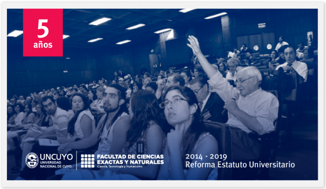 imagen El quinto aniversario de la Facultad de Ciencias Exactas y Naturales en las voces de sus protagonistas