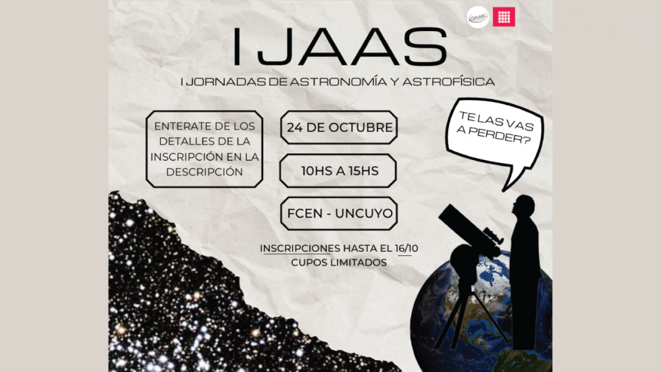 imagen I Jornadas de Astronomía y Astrofísica