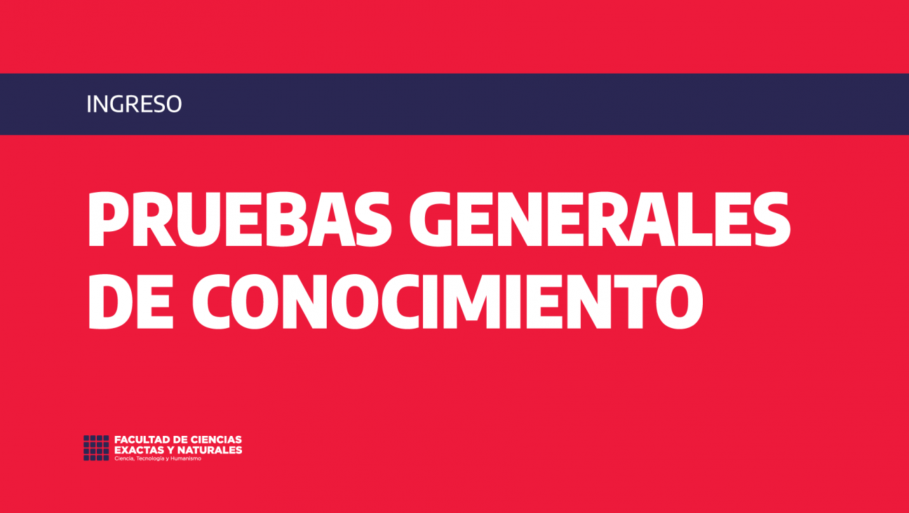 imagen Ya están las fechas de las Pruebas Generales de Conocimiento (PGC)